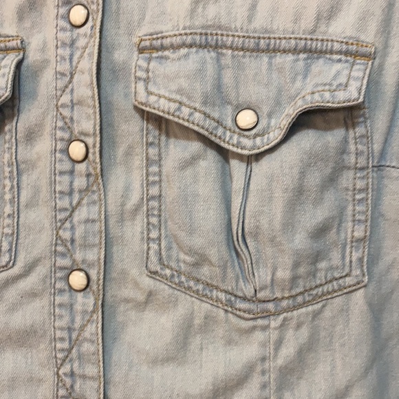 Free people denim button down - Picture 3 of 5